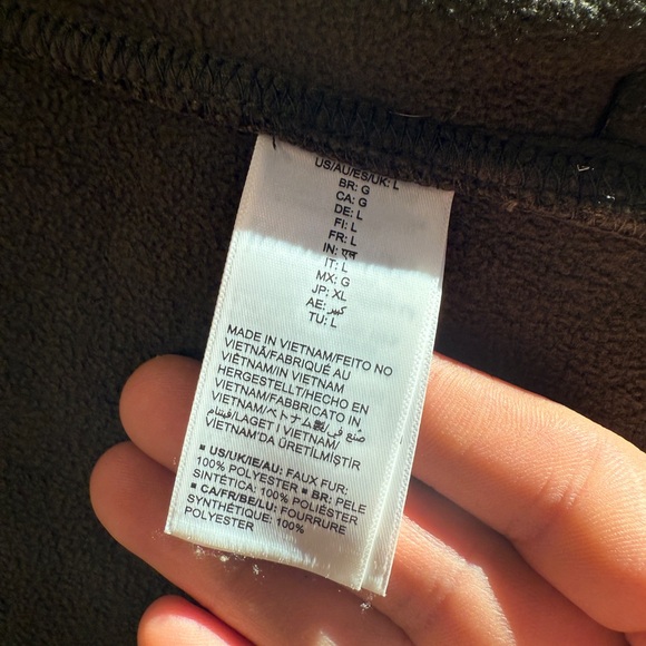 Olive Green Sherpa Jacket NWT - Picture 8 of 9